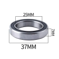 Łożysko suportu rowerowego 25x37X7mm Muqzi G-7 Stal Srebrny