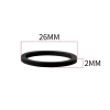 Oring tłoczka zacisku hamulca rowerowego Shimano 26x2mm Muqzi J-17 Czarny