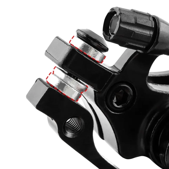 Podkładka zacisku hamulca rowerowego Muqzi J-68 Srebrny