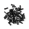 Nypel do szprych rowerowych 14mm Muqzi E-19 Aluminium Czarny 50szt