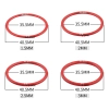 Podkładka suportu rowerowego 35.5x40.5x1.5mm Muqzi G-20 Aluminium