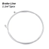 Linka hamulca rowerowego 1.1m 1100m Muqzi J-59 Srebrny