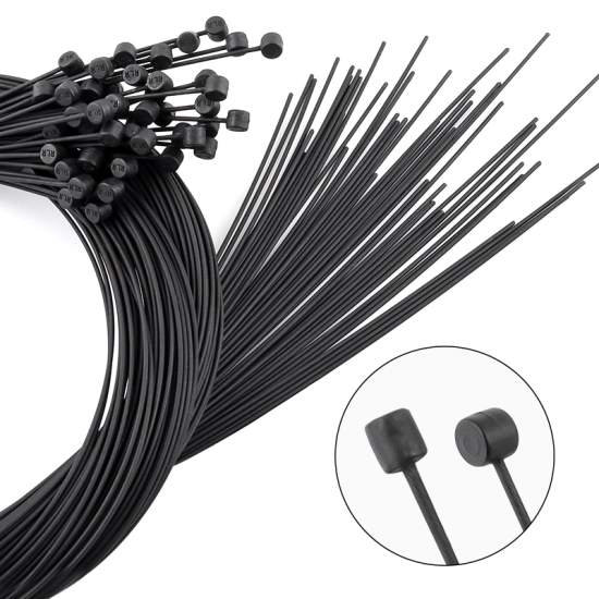 Linka hamulca rowerowego 1.7m 1700mm Muqzi J-8 Powlekana Teflon Czarny