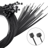 Linka hamulca rowerowego 1.7m 1700mm Muqzi J-8 Powlekana Teflon Czarny
