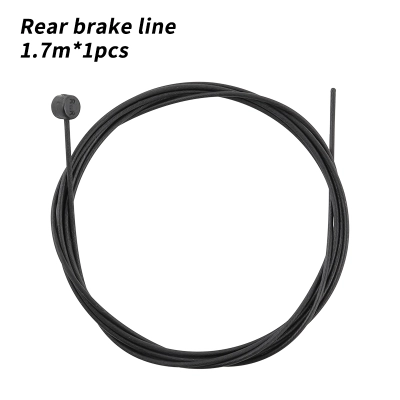 Linka hamulca rowerowego 1.7m 1700mm Muqzi J-8 Powlekana Teflon Czarny