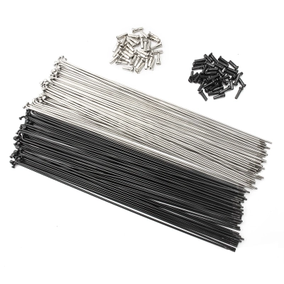 Szprycha rowerowa 2mm (14G) 247mm + Nypel 12mm Muqzi E-17