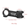 Mostek rowerowy +10° -10° 28.6x31.8mm 80mm WAKE SM034 Aluminium Czarny