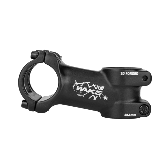 Mostek rowerowy +10° -10° 28.6x31.8mm 70mm WAKE SM034 Aluminium Czarny