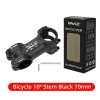 Mostek rowerowy +10° -10° 28.6x31.8mm 70mm WAKE SM034 Aluminium Czarny