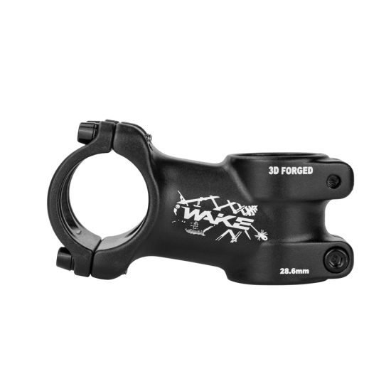 Mostek rowerowy +10° -10° 28.6x31.8mm 60mm WAKE SM034 Aluminium Czarny