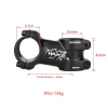Mostek rowerowy +10° -10° 28.6x31.8mm 60mm WAKE SM034 Aluminium Czarny