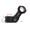 Mostek rowerowy Regulowany 28.6x31.8mm 110mm WAKE A820 Aluminium Czarny