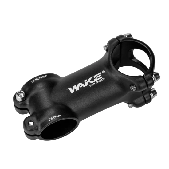Mostek rowerowy +7° -7° 28.6x31.8mm 60mm WAKE A062 Aluminium Czarny