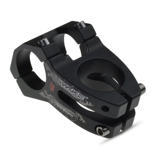 Mostek rowerowy krótki 28.6x31.8mm 45mm WAKE A089B Aluminium