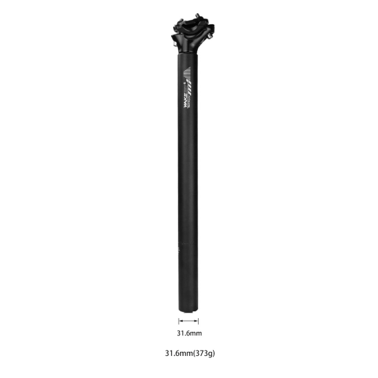 Sztyca rowerowa/podsiodłowa 31.6x350mm 2 śruby WAKE SPDC1 Aluminium Czarny