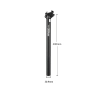 Sztyca rowerowa/podsiodłowa 30.9x400mm 2 śruby WAKE SP-306 Aluminium Czarny