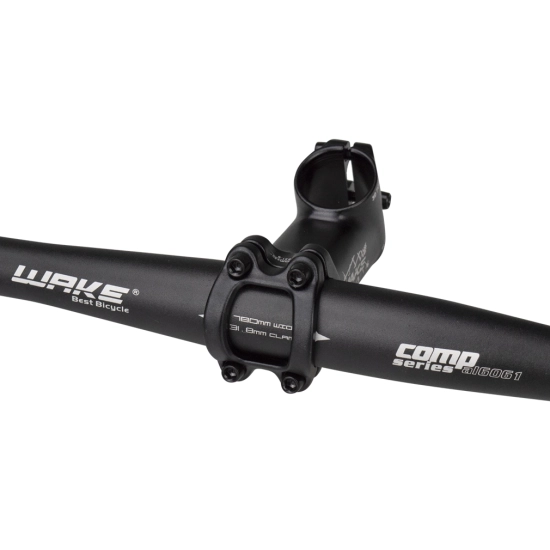 Kierownica rowerowa Prosta 31.8x780mm Z opcją skrócenia WAKE A003 Comp Aluminium
