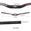 Kierownica rowerowa MTB Gięta 31.8x780mm Z opcją skrócenia WAKE AL330BT-28 Dragon Aluminium