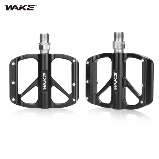 Pedały rowerowe Platformy 74x95mm 1x łożysko WAKE RX2 Aluminium Czarny