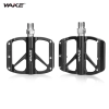 Pedały rowerowe Platformy 74x95mm 1x łożysko WAKE RX2 Aluminium Czarny