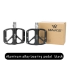 Pedały rowerowe Platformy 74x95mm 1x łożysko WAKE RX2 Aluminium Czarny