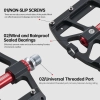 Pedały rowerowe Platformy 97x105mm 3x łożysko Iron March ALNC-2027 Aluminium