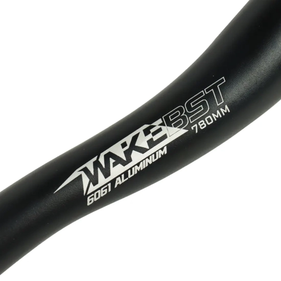 Kierownica rowerowa Gięta 31.8x720mm Z opcją skrócenia WAKE A021-C Aluminium