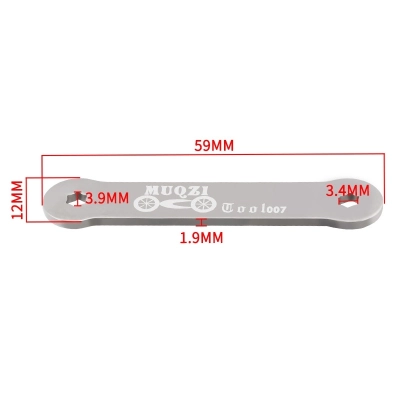 Klucz do pinów pedałów rowerowych 3.4/3.9mm Muqzi A-23