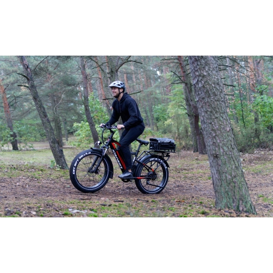 Rower elektryczny JOBOBIKE Robin Wysoka rama Czarny 14.5Ah POWYSTAWOWY
