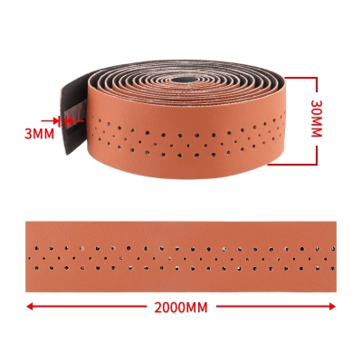 Taśma Owijaka na kierownicę rowerową Muqzi H-9 Skóra+EVA Czarny