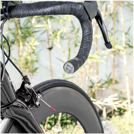 Zatyczka na owijkę kierownicy rowerowej Muqzi H-10 2 sztuki Czarny