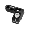 Adapter manetki przerzutki rowerowej Prawy Muqzi J-73 Aluminium Czarny