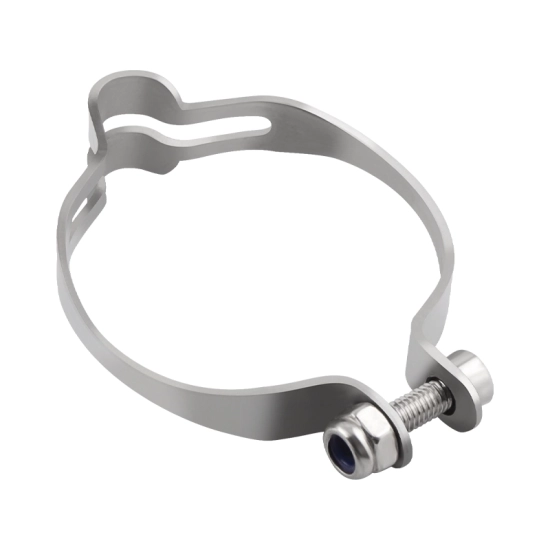 Obejma Opaska pancerza linki rowerowej 25.4mm Muqzi J-58 Srebrny