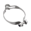 Obejma Opaska pancerza linki rowerowej 25.4mm Muqzi J-58 Srebrny