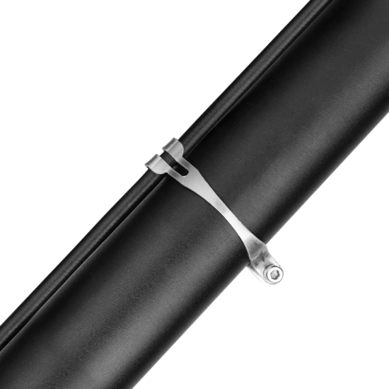 Obejma Opaska pancerza linki rowerowej 25.4mm Muqzi J-58 Srebrny