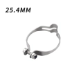 Obejma Opaska pancerza linki rowerowej 25.4mm Muqzi J-58 Srebrny