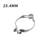 Obejma Opaska pancerza linki rowerowej 25.4mm Muqzi J-58 Srebrny