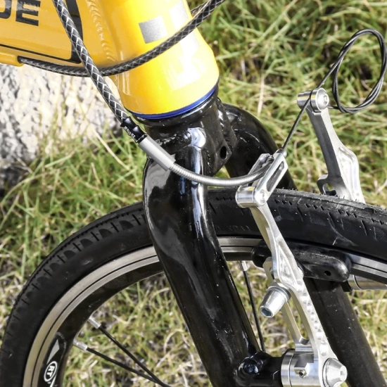 Prowadnica linki hamulców rowerowych V-brake Elastyczna Muqzi J-63 Srebrny