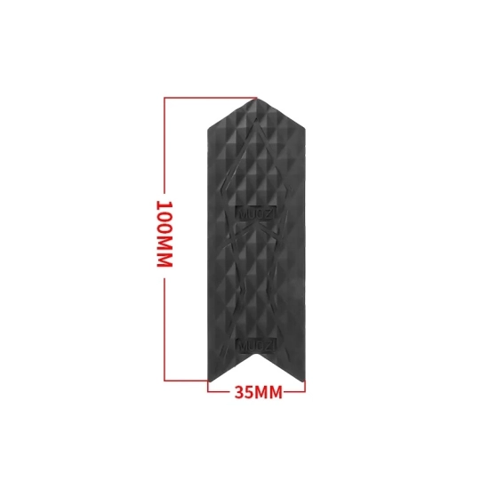 Naklejka ochronna na ramę roweru 100x35mm Muqzi Q-1 Mała Czarny
