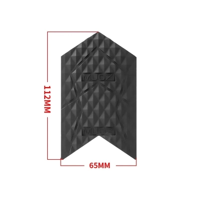 Naklejka ochronna na ramę roweru 112x65mm Muqzi Q-1 Duża Czarny