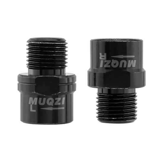 Przedłużka Dystans pedałów rowerowych 16mm M14 Lewy + Prawy Muqzi P-6