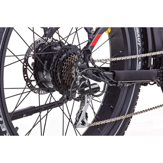 Rower elektryczny JOBOBIKE Robin Wysoka rama Czarny 14.5Ah POWYSTAWOWY