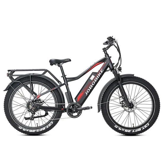 Rower elektryczny JOBOBIKE Robin Wysoka rama Czarny 14.5Ah POWYSTAWOWY