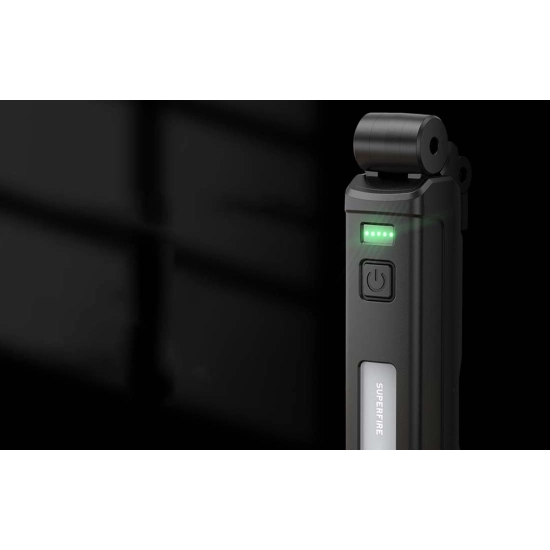 Latarka wielofunkcyjna Superfire G16-S, 800lm, USB-C