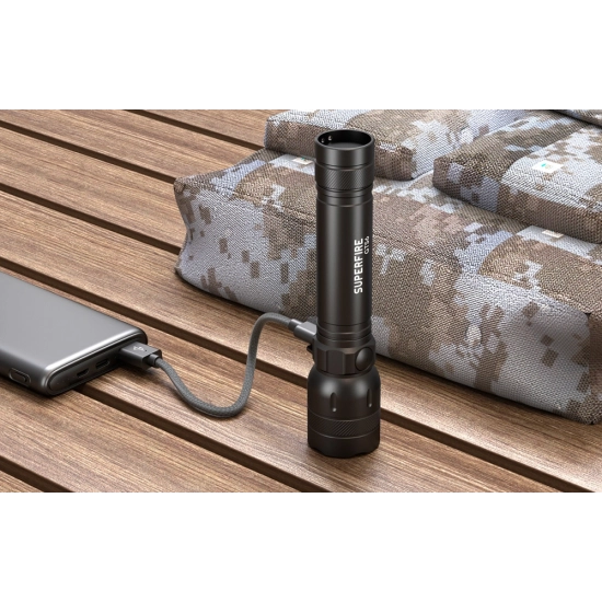Latarka Superfire GTS6, 360lm, USB-C