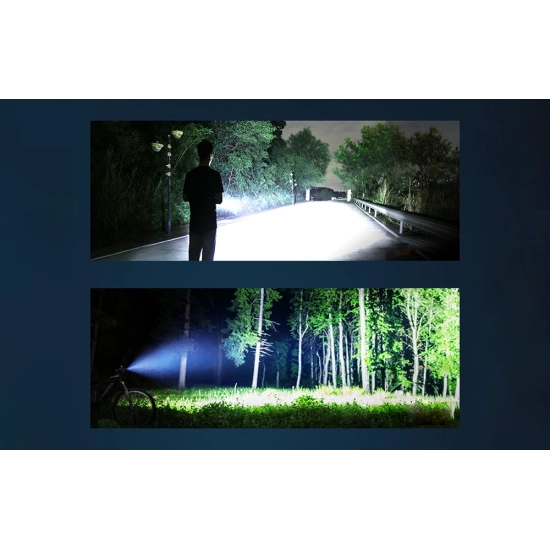 Lampka rowerowa Przód Superfire BL11 microUSB