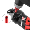 Adapter zaworu amortyzatora rowerowego Muqzi L-7 Tył Czarny