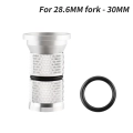 Śruba rozprężna do steru widelca rowerowego 28.6x30mm Muqzi L-17 Srebrny