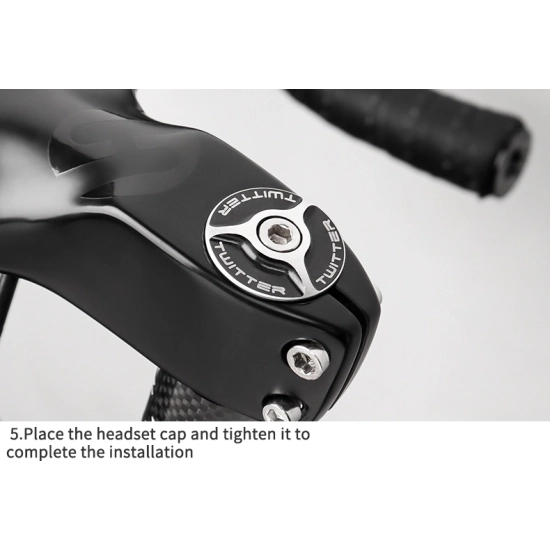 Śruba rozprężna do steru widelca rowerowego 31.8x50mm Muqzi L-17 Srebrny