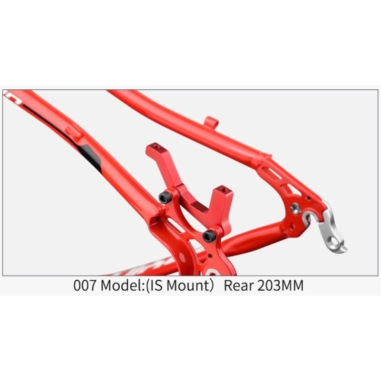 Adapter/Uchwyt zacisku hamulca rowerowego 007 IS mount (R203) Muqzi J-71 Czarny